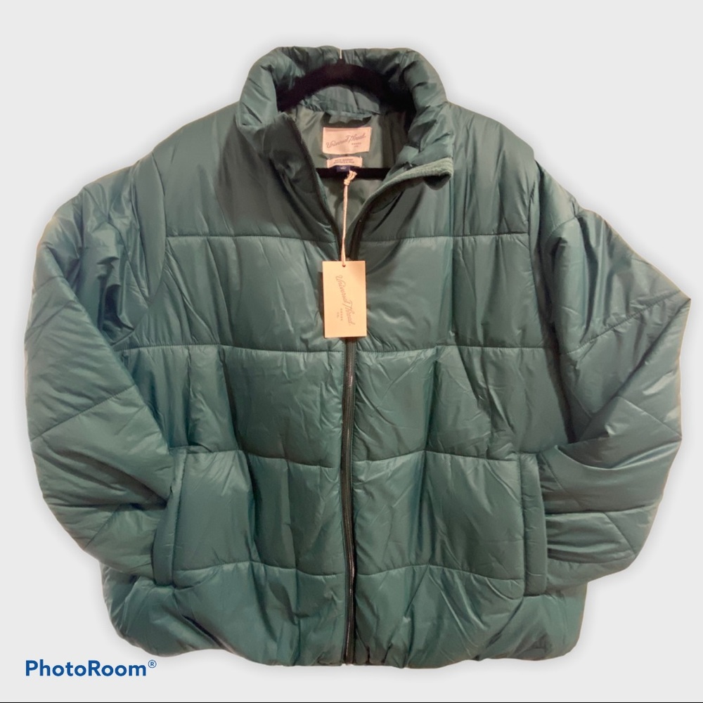 Universal Thread Dark Green Puffer Jacket